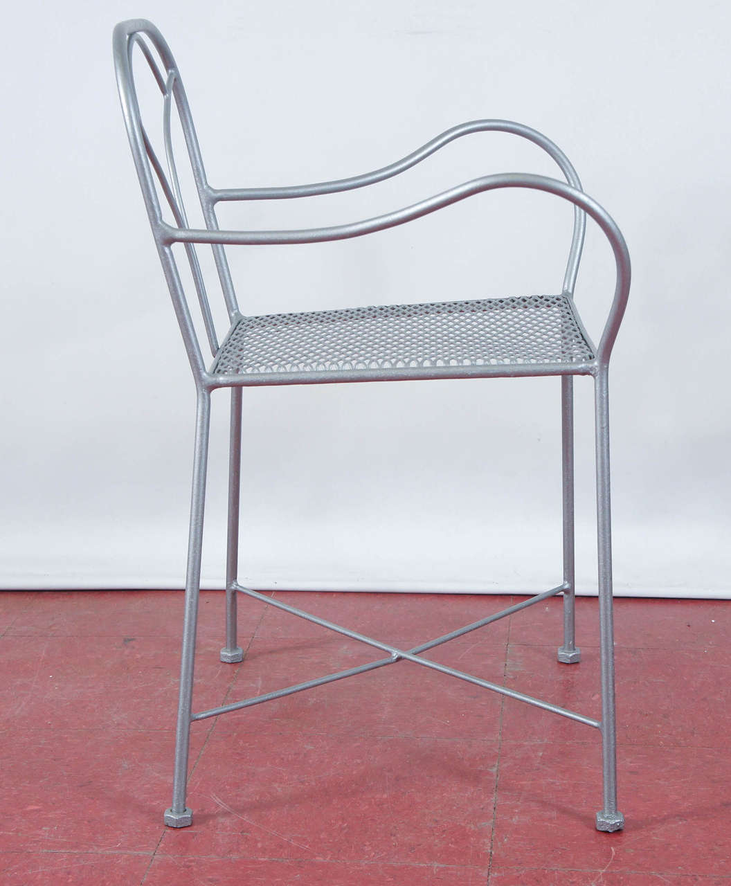 20ième siècle Six chaises de jardin Art Déco Parisiennes en vente