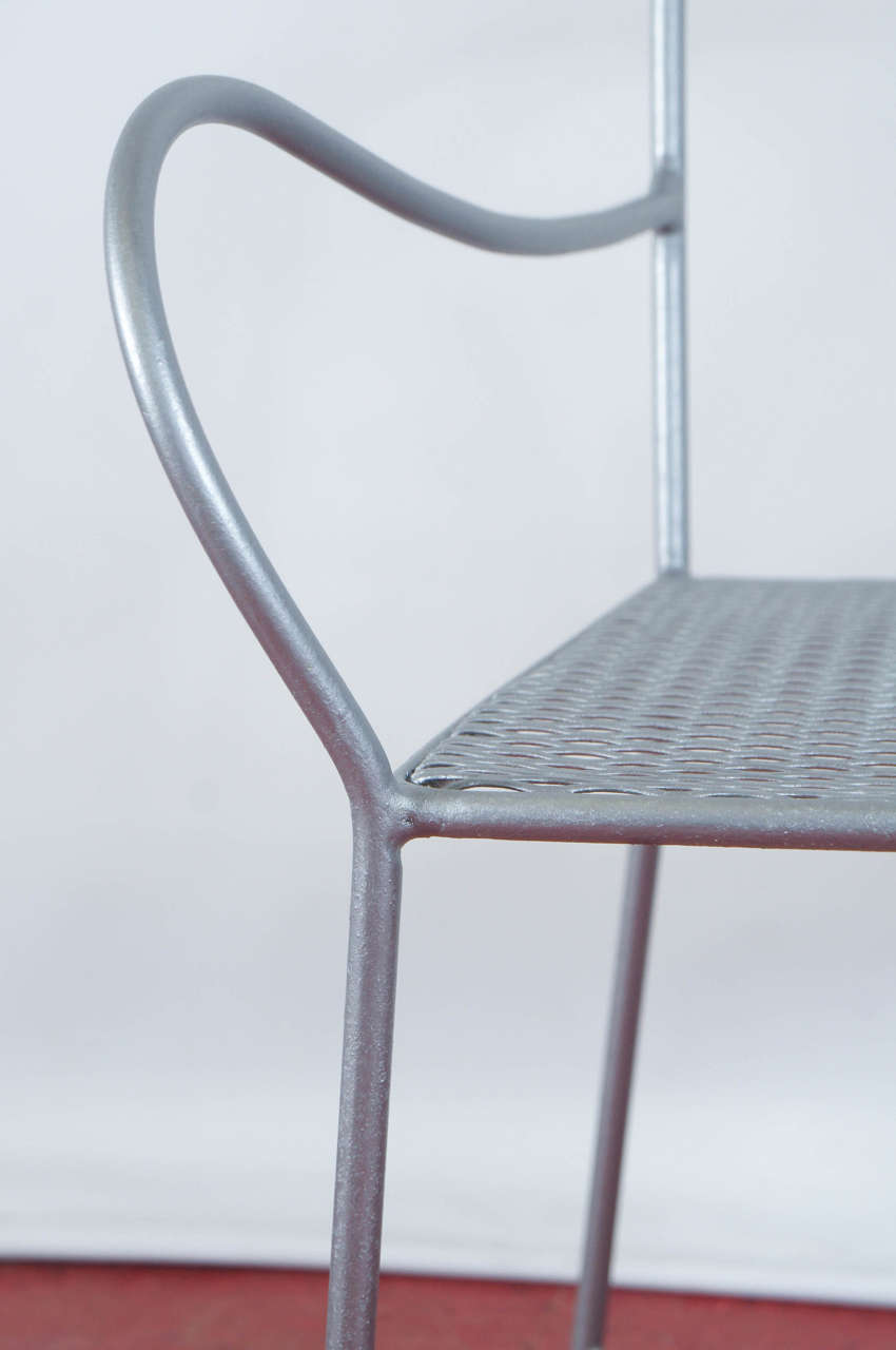 Six chaises de jardin Art Déco Parisiennes en vente 3