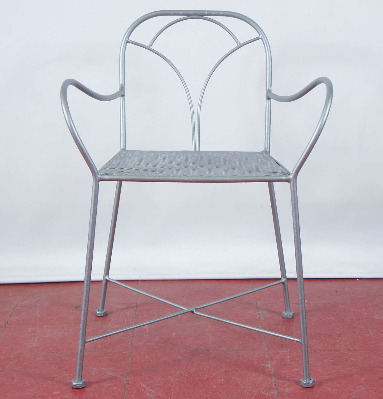 Six Art Deco Parisian Garden Chairs For Sale at 1stDibs