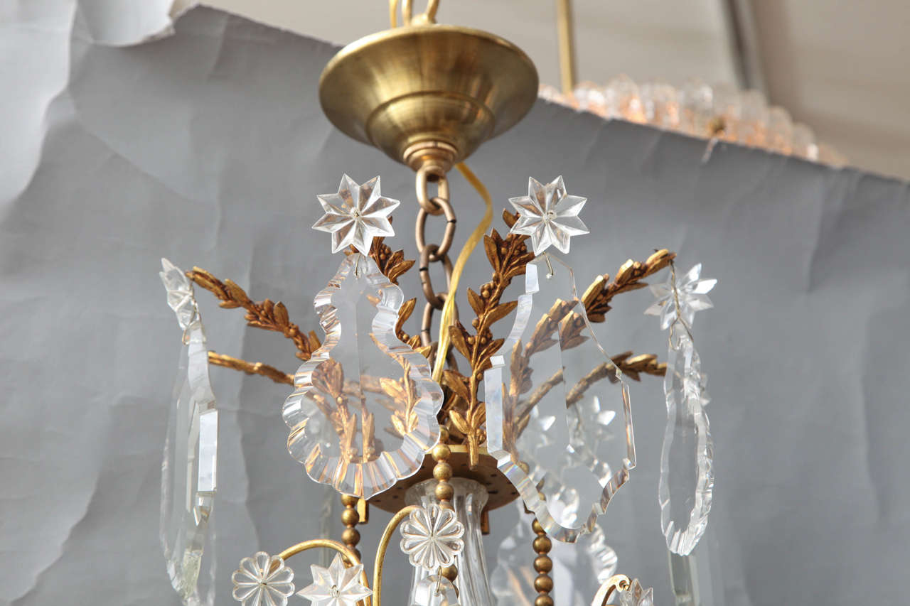 19th Century Eight Light French Louis XVI Style Chandelier