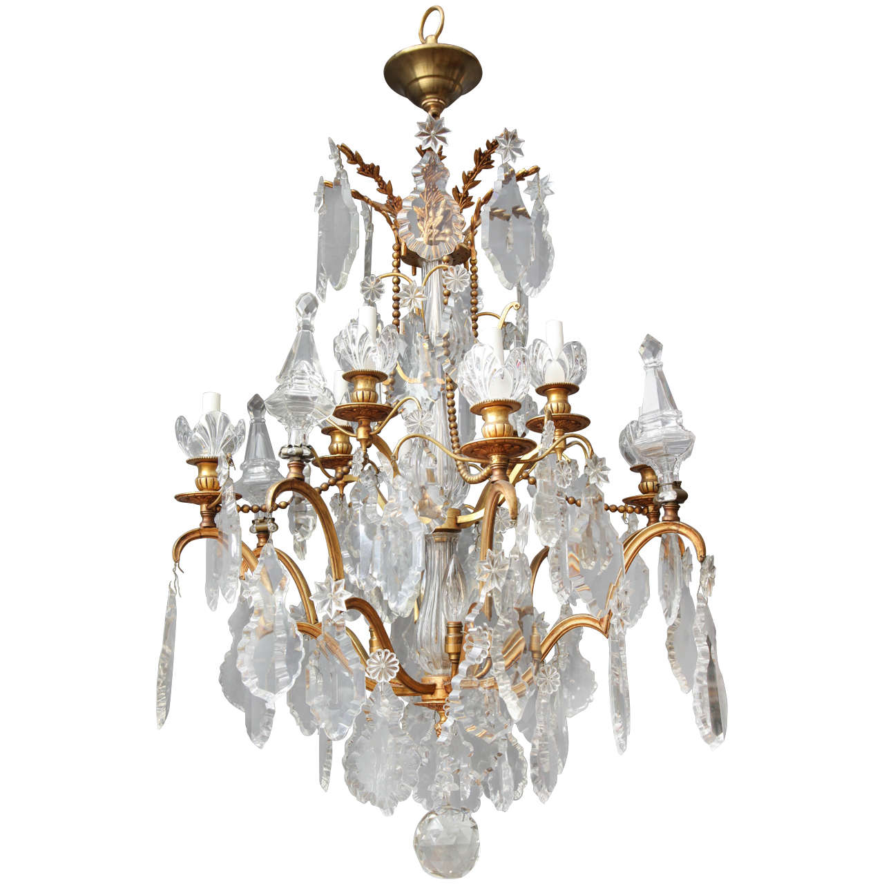 Eight Light French Louis XVI Style Chandelier