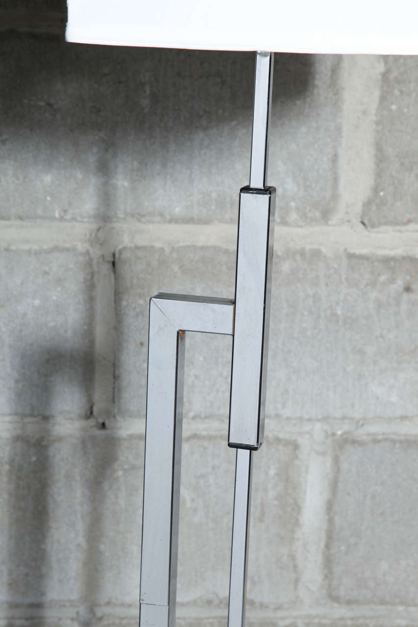 Other Chrome and Marble Adjustable  Floor Lamp