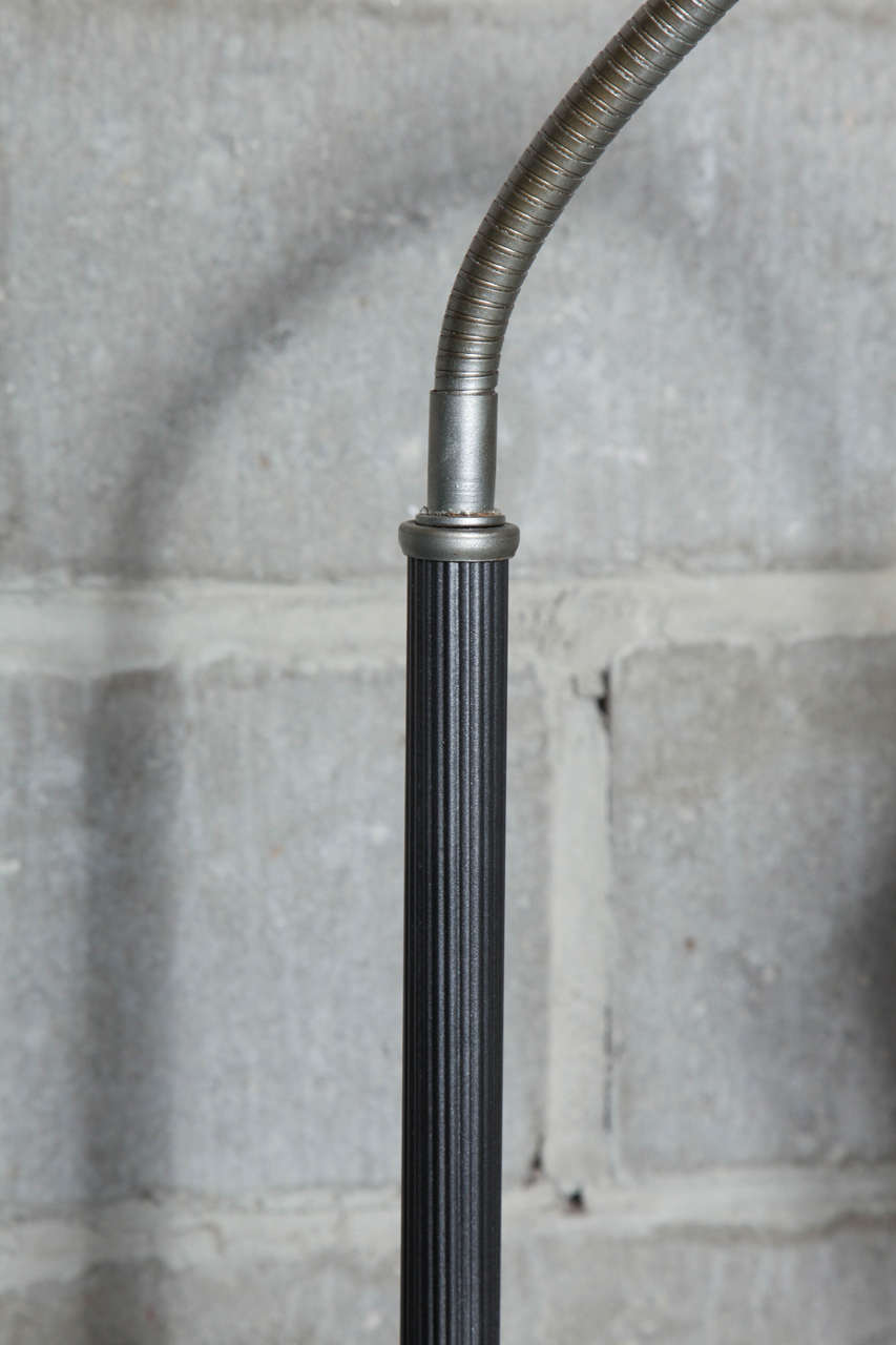 Mid-20th Century Sleek Adjustable Floor Lamp For Sale