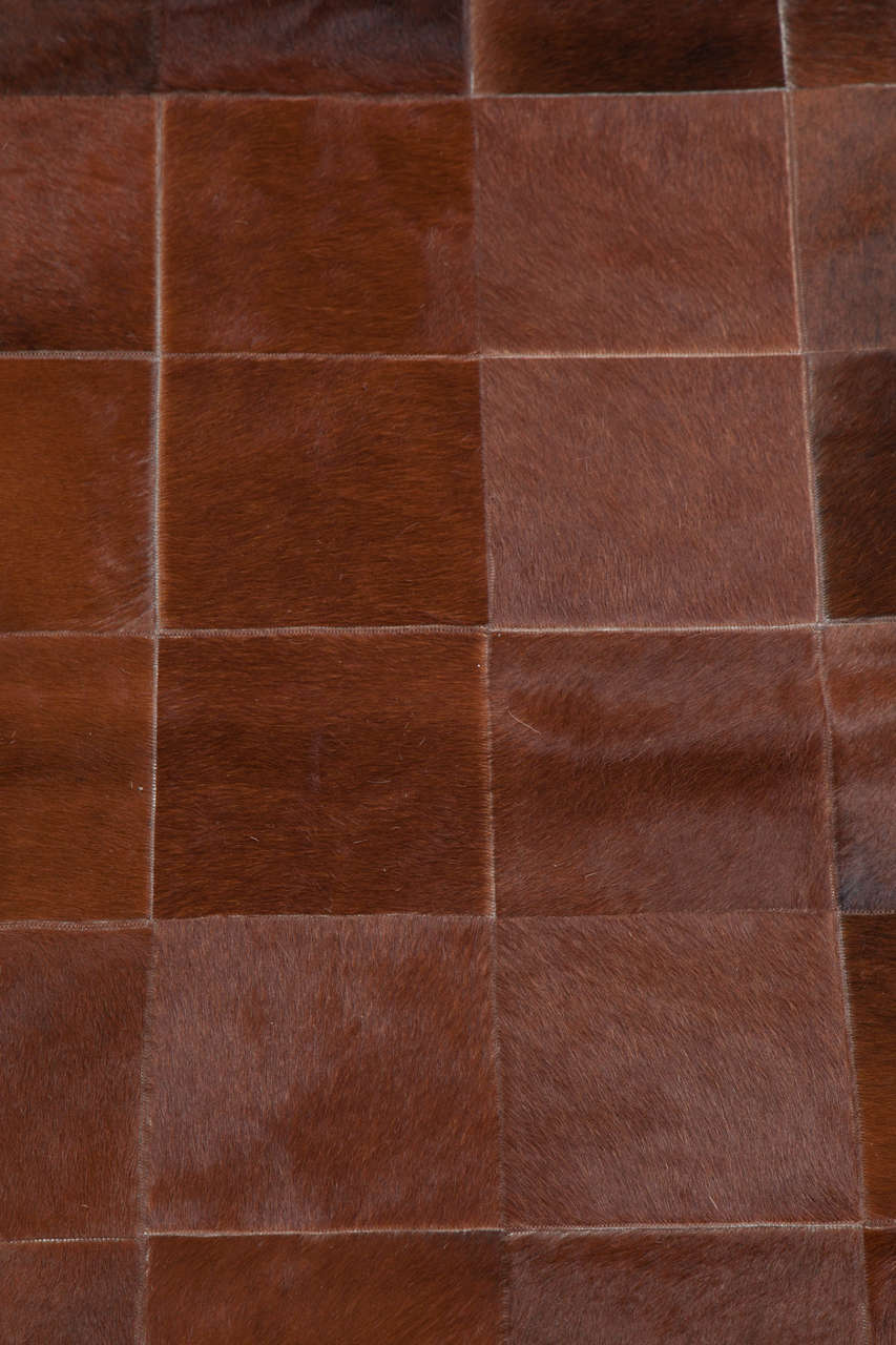 Pure Patchwork Cowhide Rug at 1stdibs