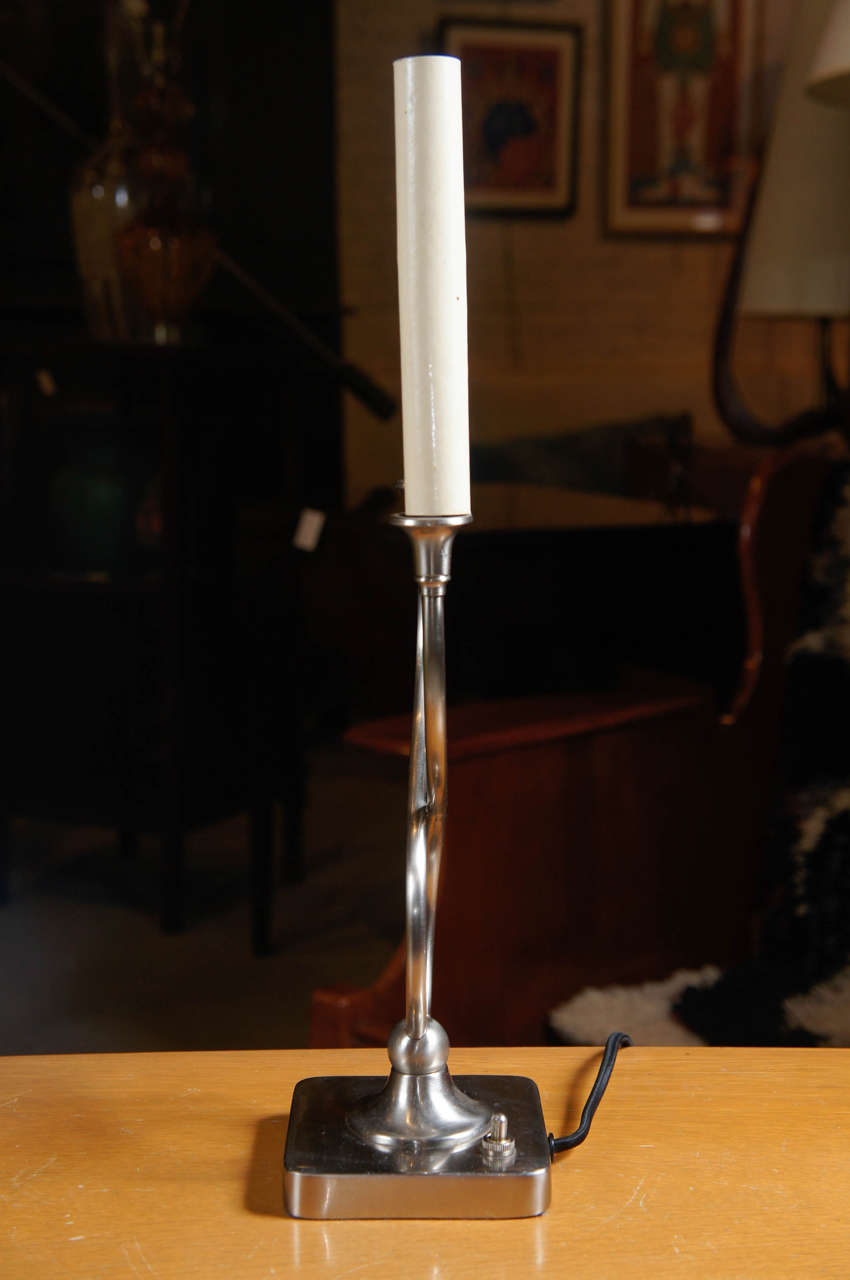 candelabra table lamp In Excellent Condition For Sale In Hudson, NY