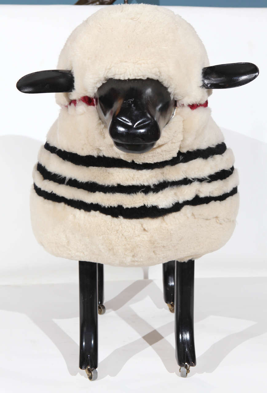 20th Century Lalanne Style Sheep Made for Burberry