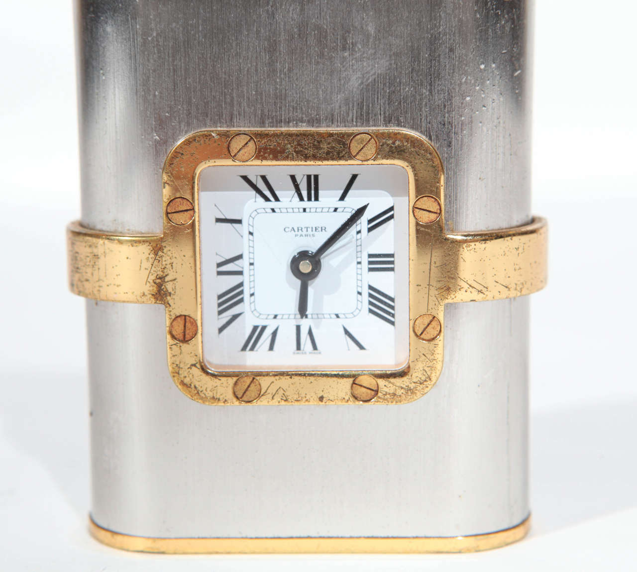 cartier desk clock