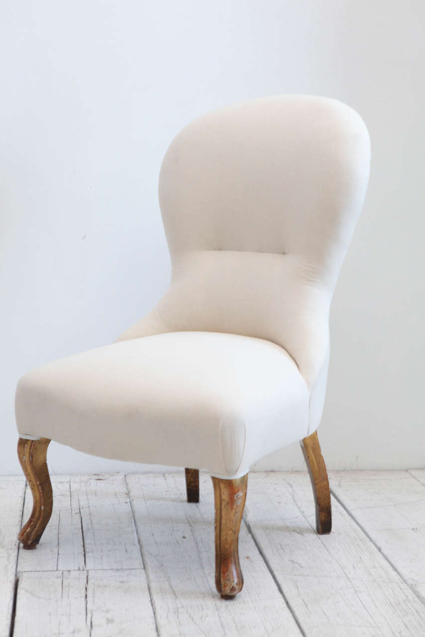Louis XV Vintage Italian Slipper Chairs