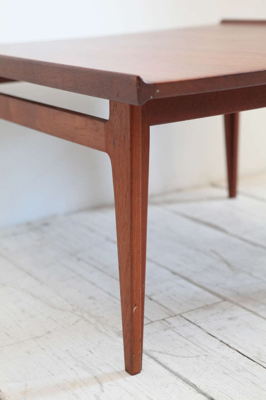 Danish Pair of Finn Juhl Teak Side Tables for Frances and Sons