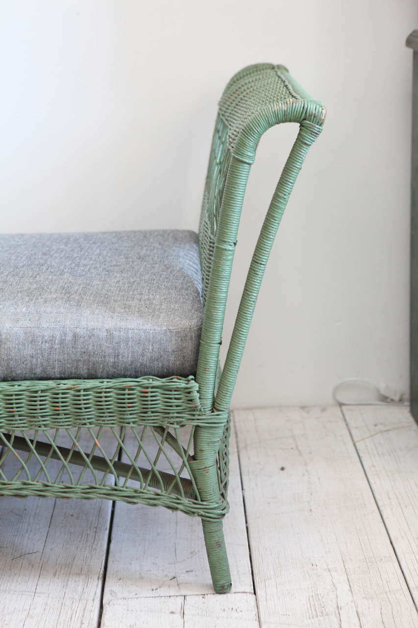 antique wicker daybed