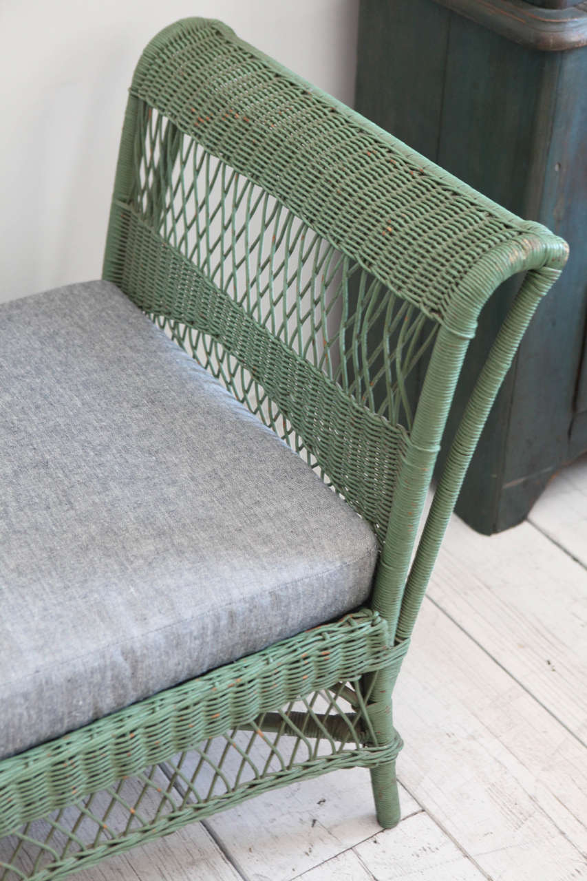 vintage wicker daybed