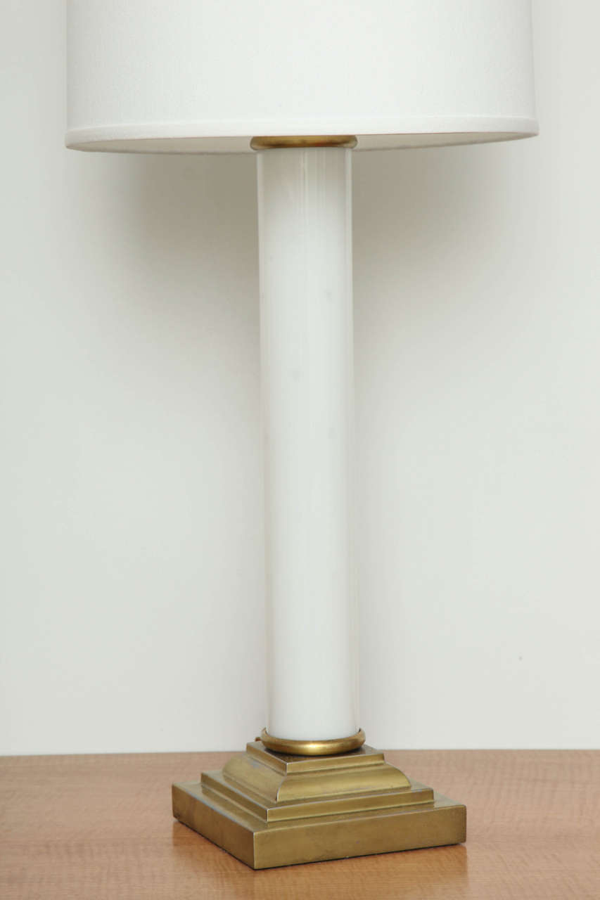 American Pair of Hollywood Glamour 1930s Side Lamp For Sale