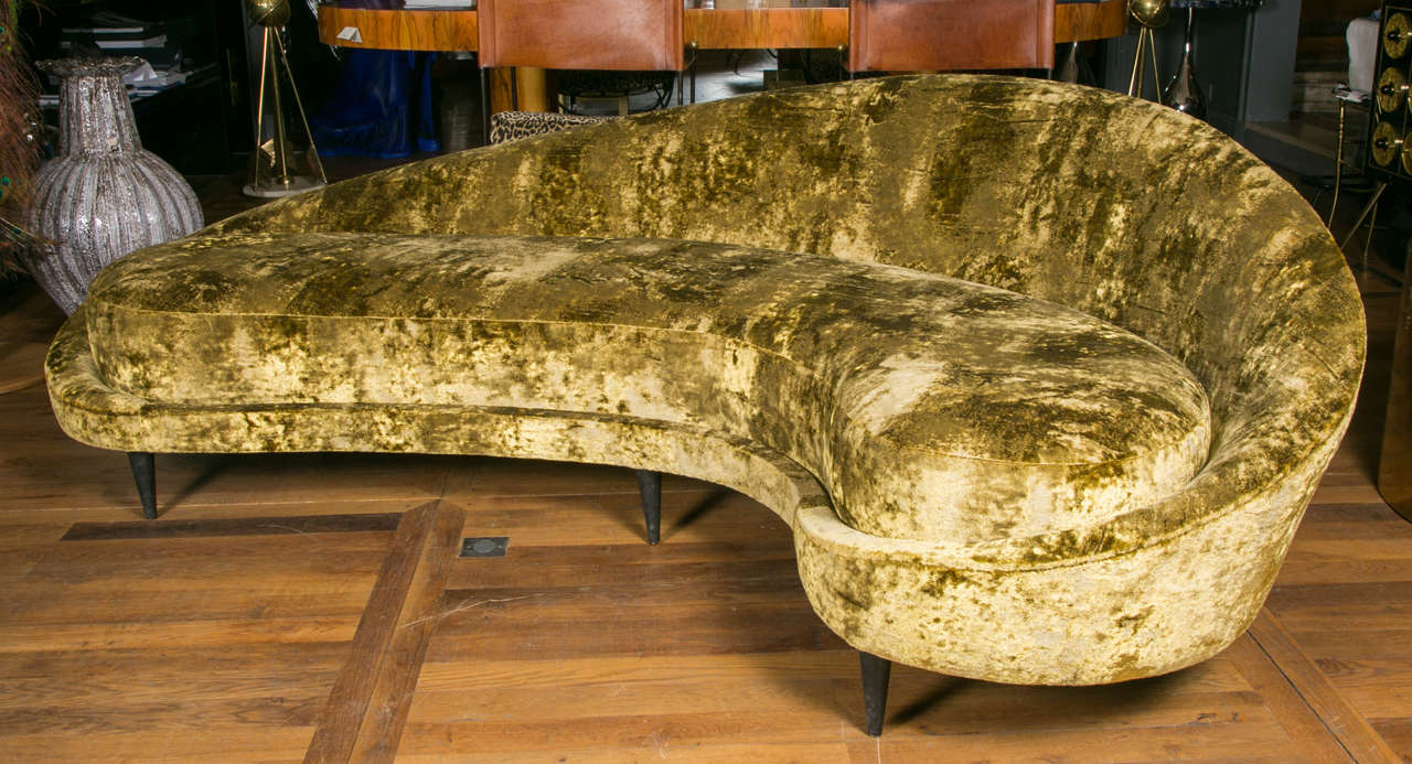 antique gold sofa