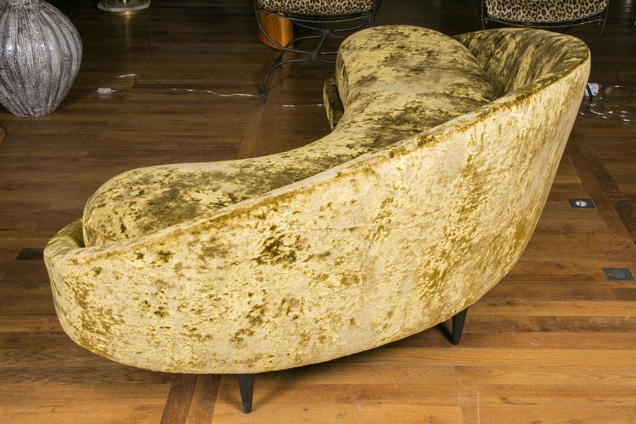 Modern Vintage Gold Sofa