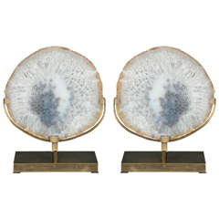 Pair of Agate Table Lamps 11