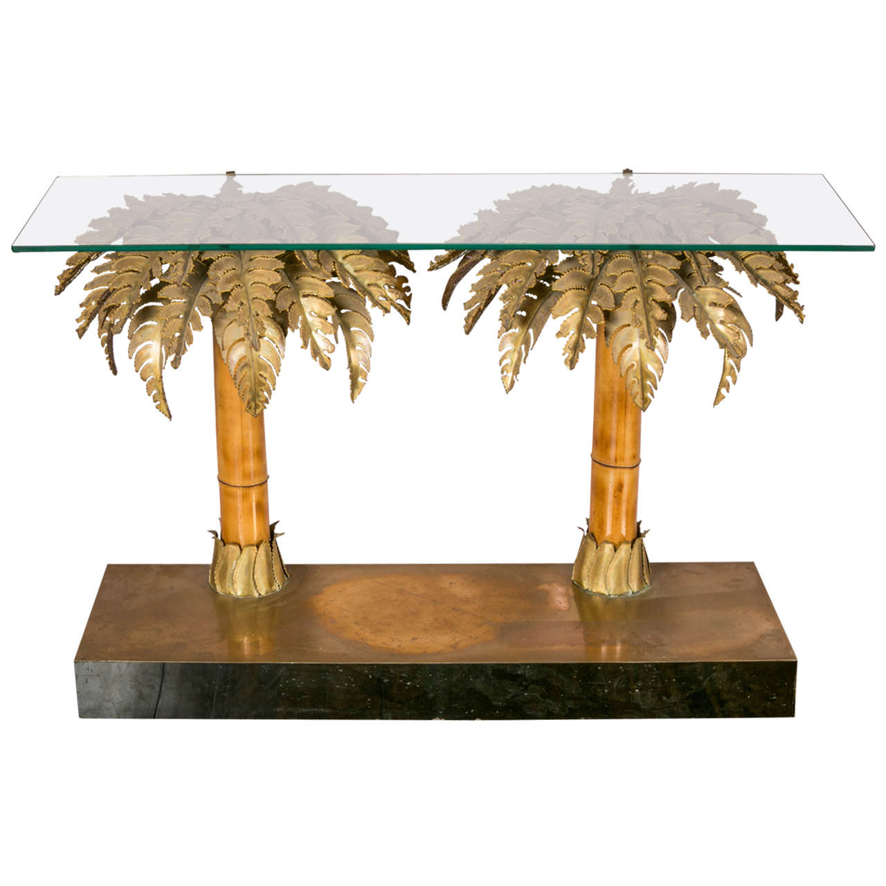 Palm Tree Console Table