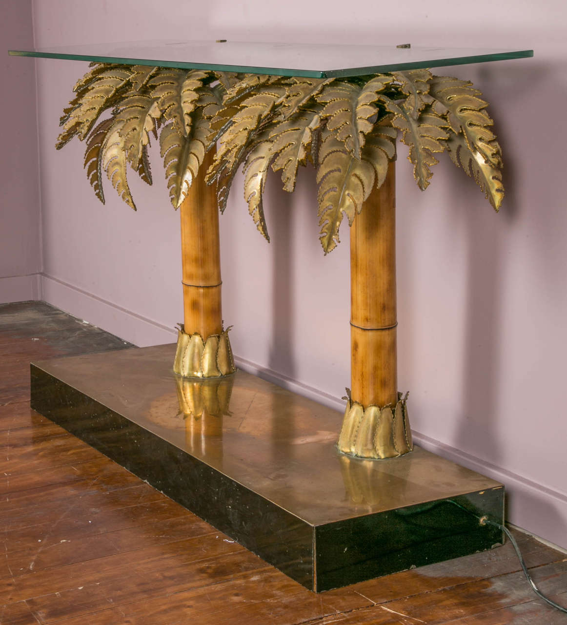 Palm Tree Console Table at 1stDibs