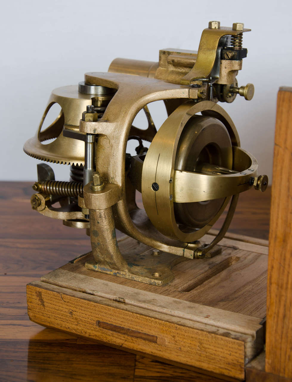 A rare early cased Torpedo Gyroscope by Whitehead and Co of Fiume. For Sale at 1stdibs