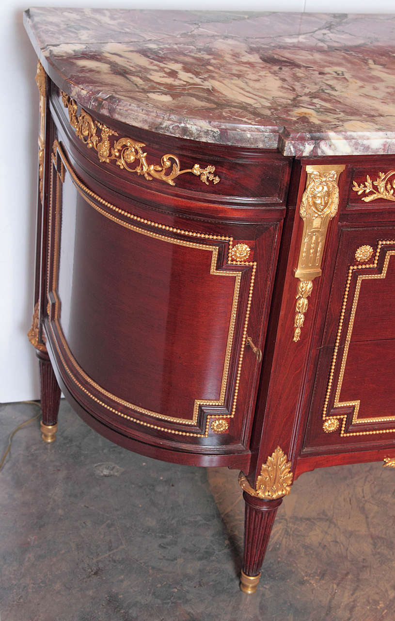 Louis XVI 19th Century French Maison Krieger Commode For Sale