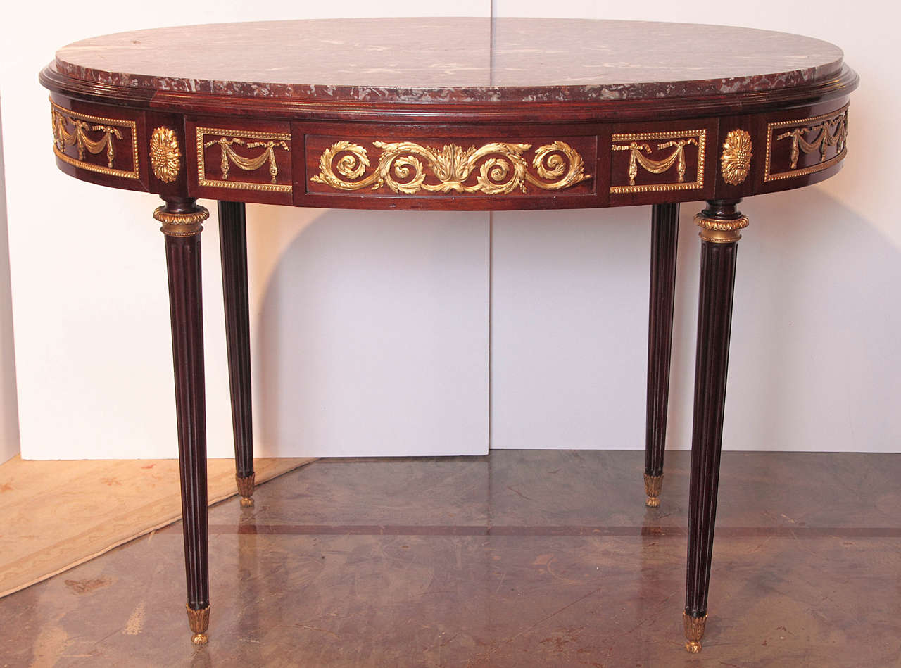 19th Century Signed F. Linke Center Table 5