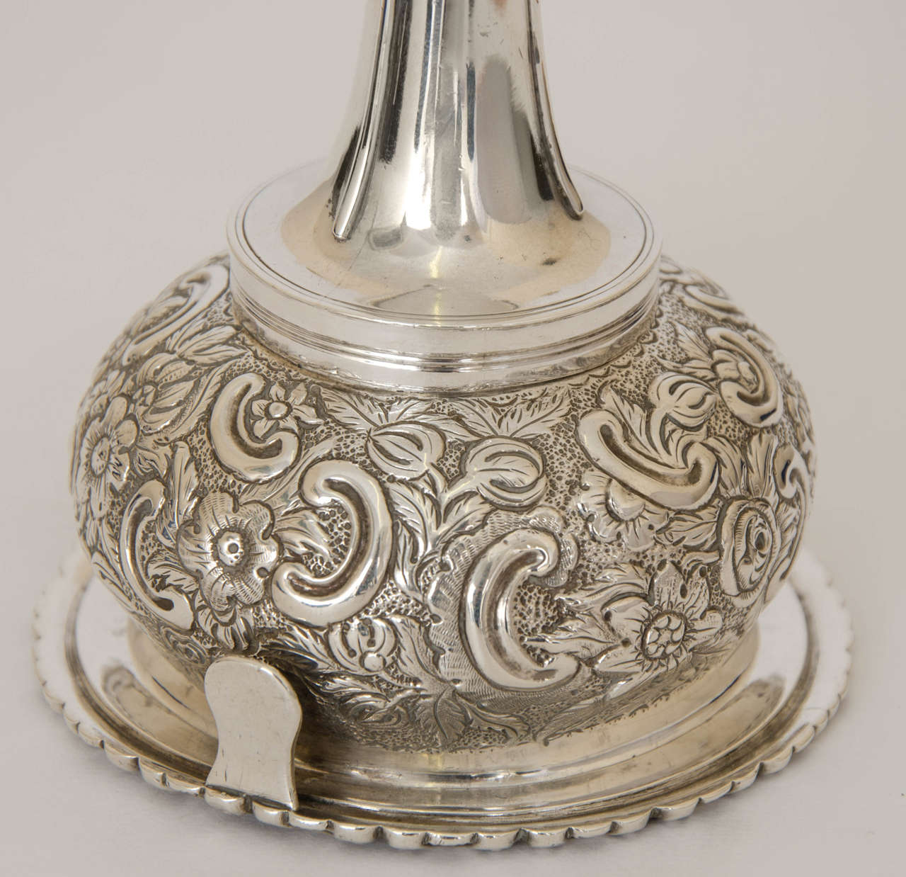 Regency Antique Silver George III Wine Funnel For Sale