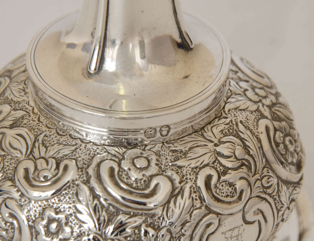 Antique Silver George III Wine Funnel For Sale 1