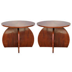 Pair of French  Art Deco Side Tables