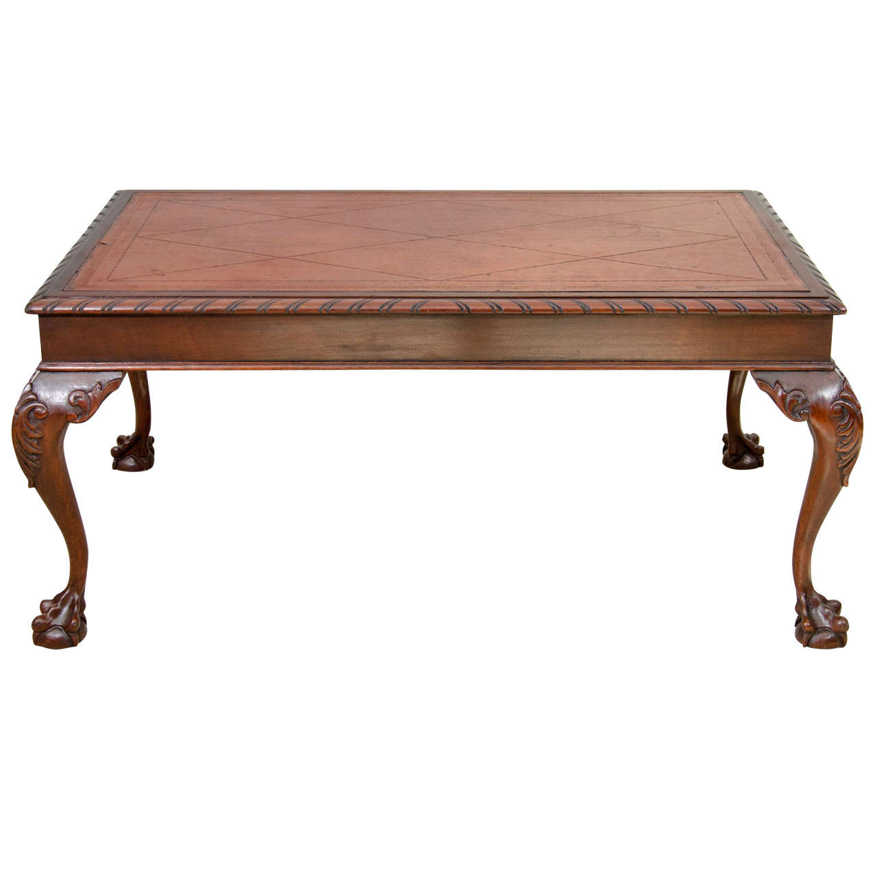 US Chippendale Style Coffee Table For Sale
