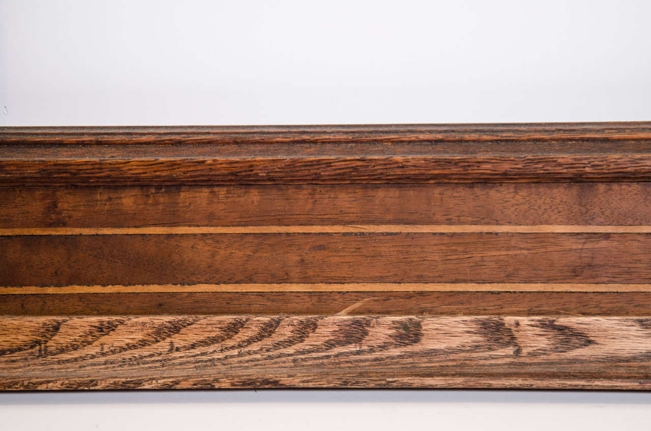 19th Century Italian Oak, Walnut and Pine Frame In Good Condition For Sale In New York, NY