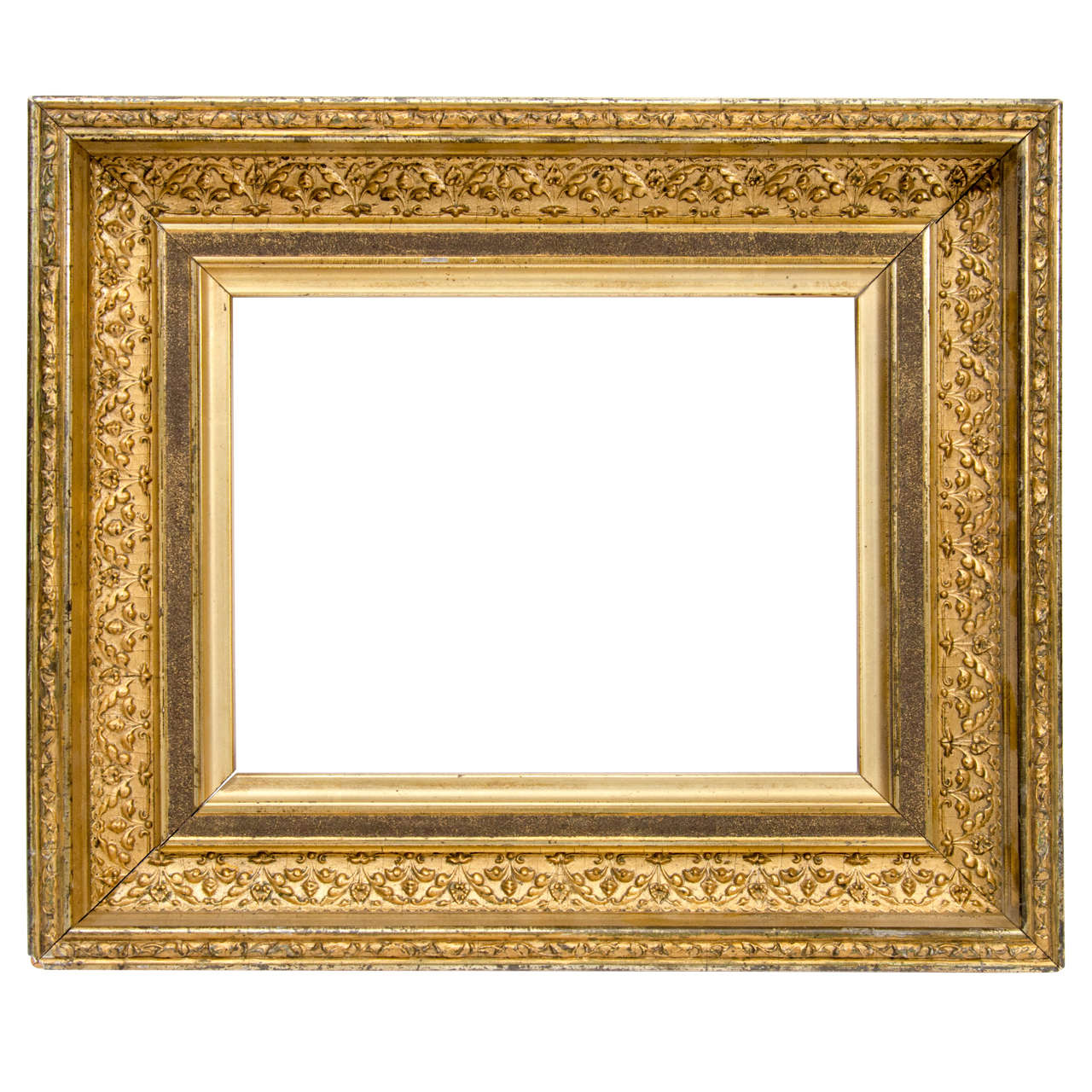 Diminutive Victorian Gilt Cove Frame For Sale