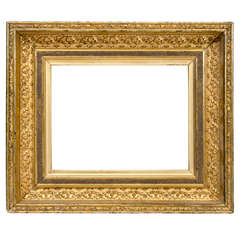 Diminutive Victorian Gilt Cove Frame