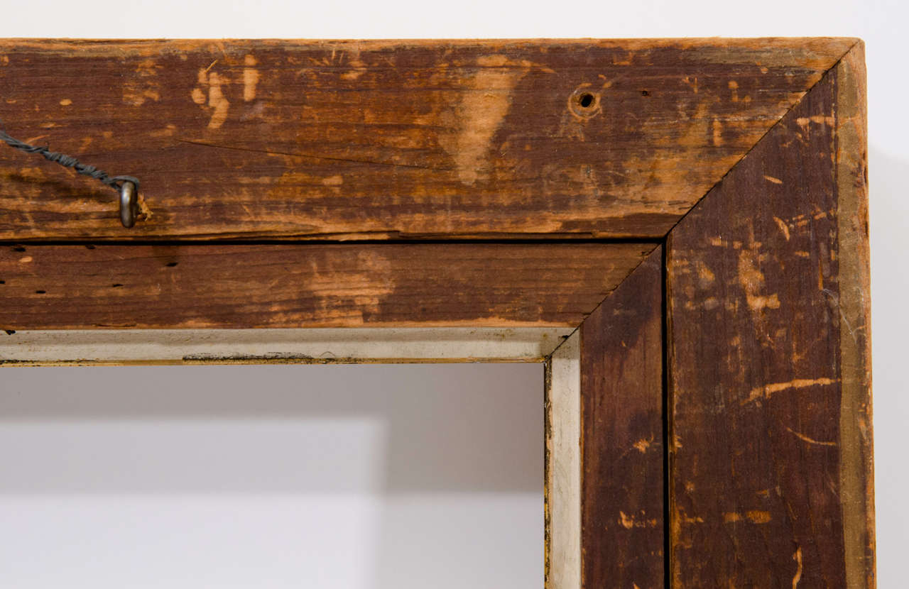 Wood Diminutive Victorian Gilt Cove Frame For Sale