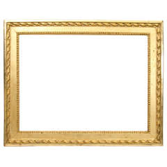 19th Century Continental Neo-Classical Gilt Frame