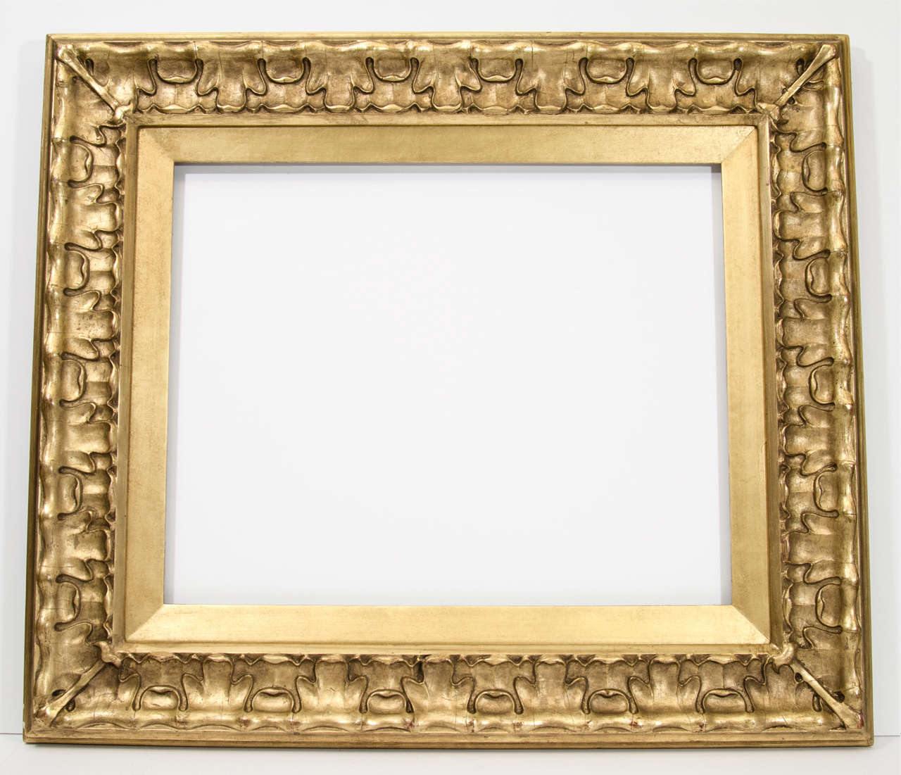 Early 20th Century Art Nouveau Gold Leaf Frame