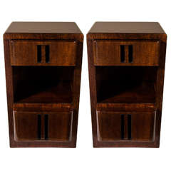 Art Deco Machine Age Streamline Night Stands/End Tables