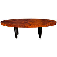 Outstanding Modernist Oblong Cocktail Table by Leo Rosen for Pace