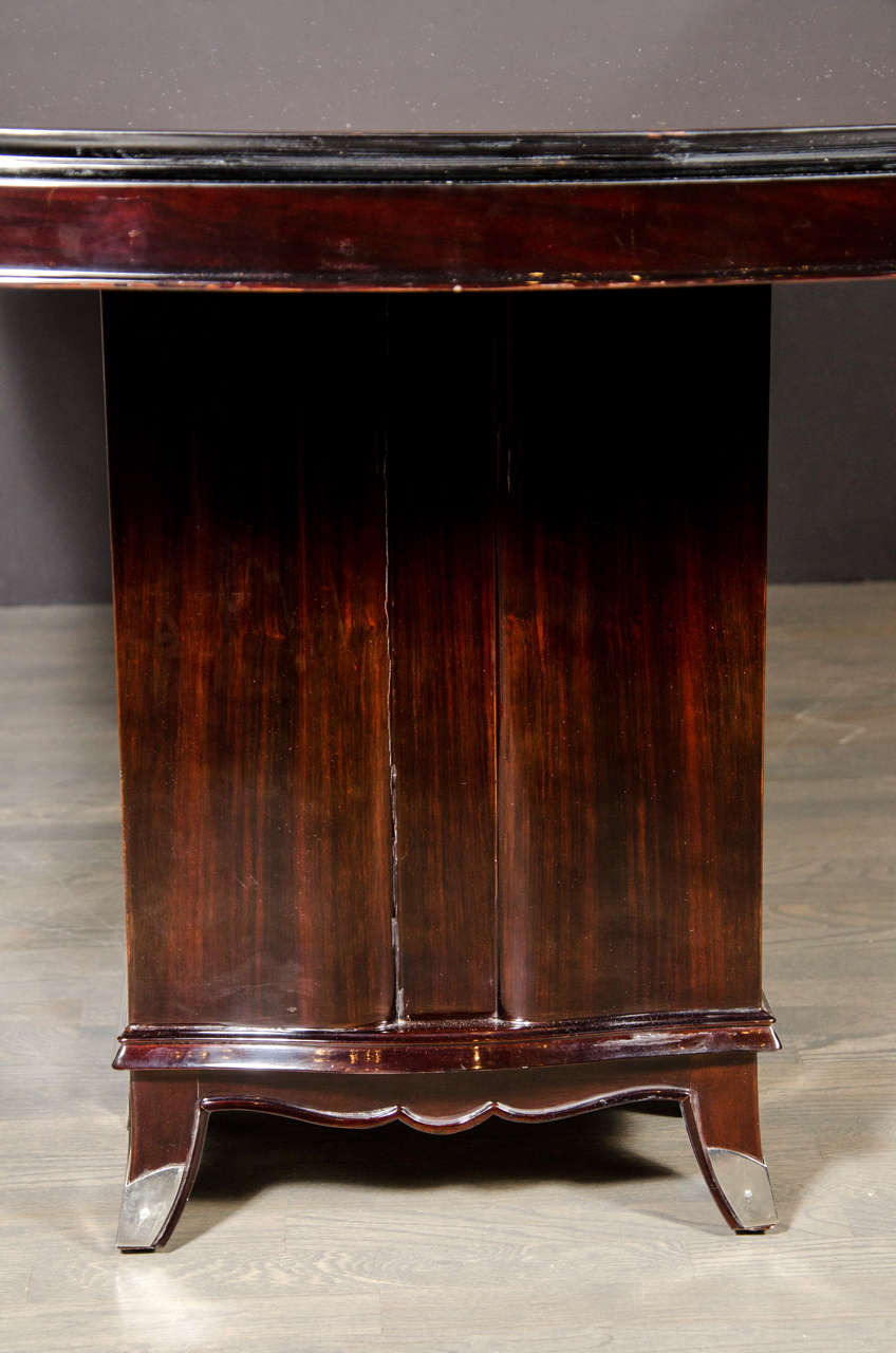 Elegant Art Deco Dining Table Attributed to Adnet 2