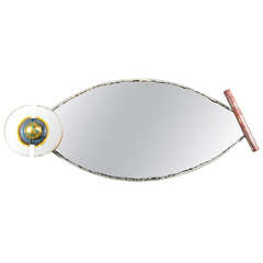 Custom Modernist Sculptural Mirror by Carmen Spera 3