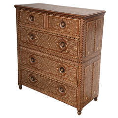 Bone Inlaid Chest of Drawers