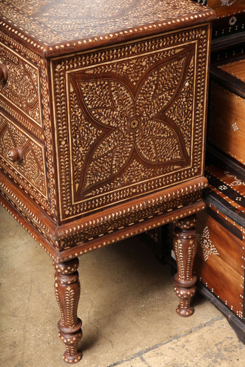 Inlaid Chest of Drawers at 1stdibs