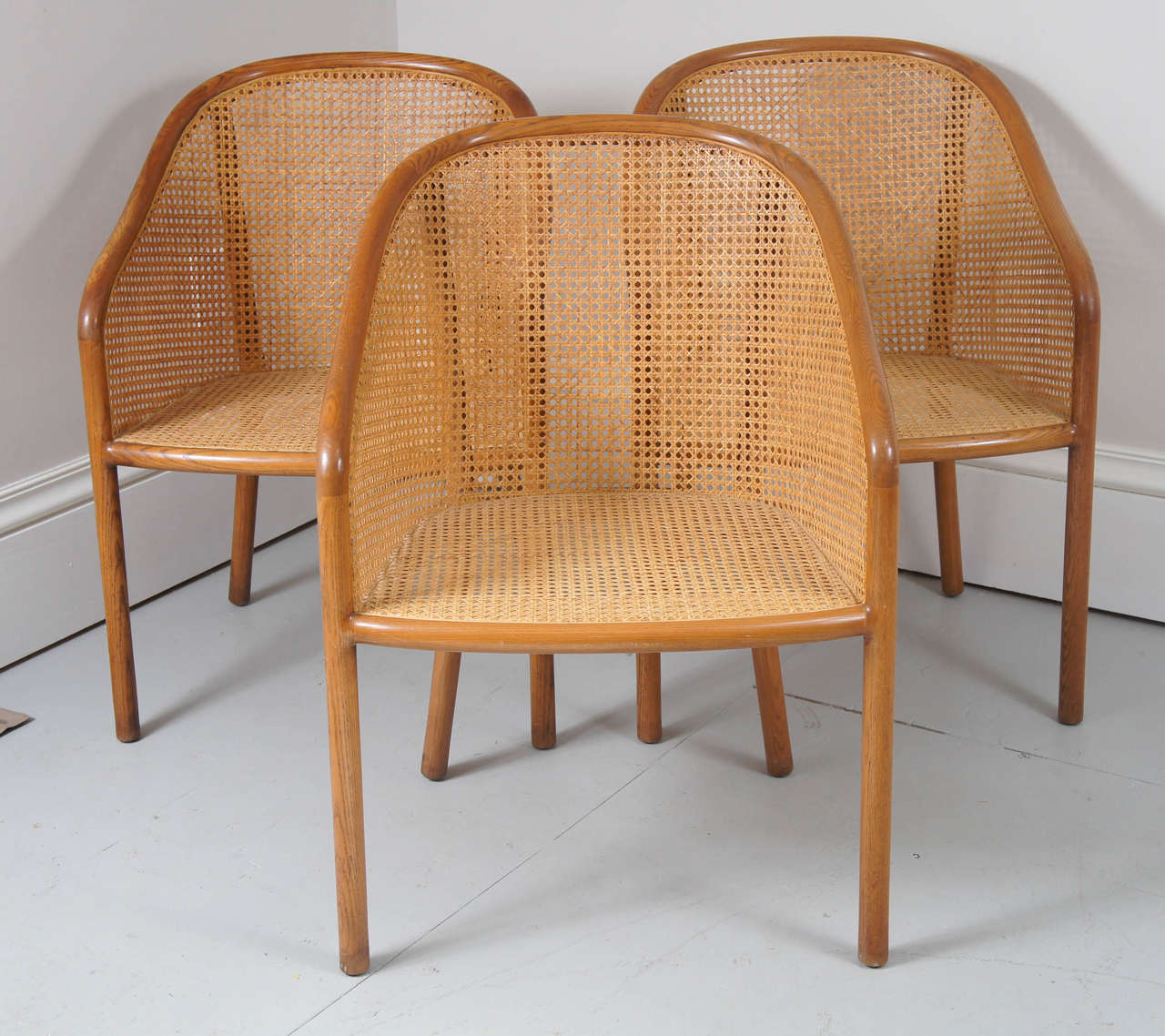 Modern Four Ward Bennett Caned Chairs