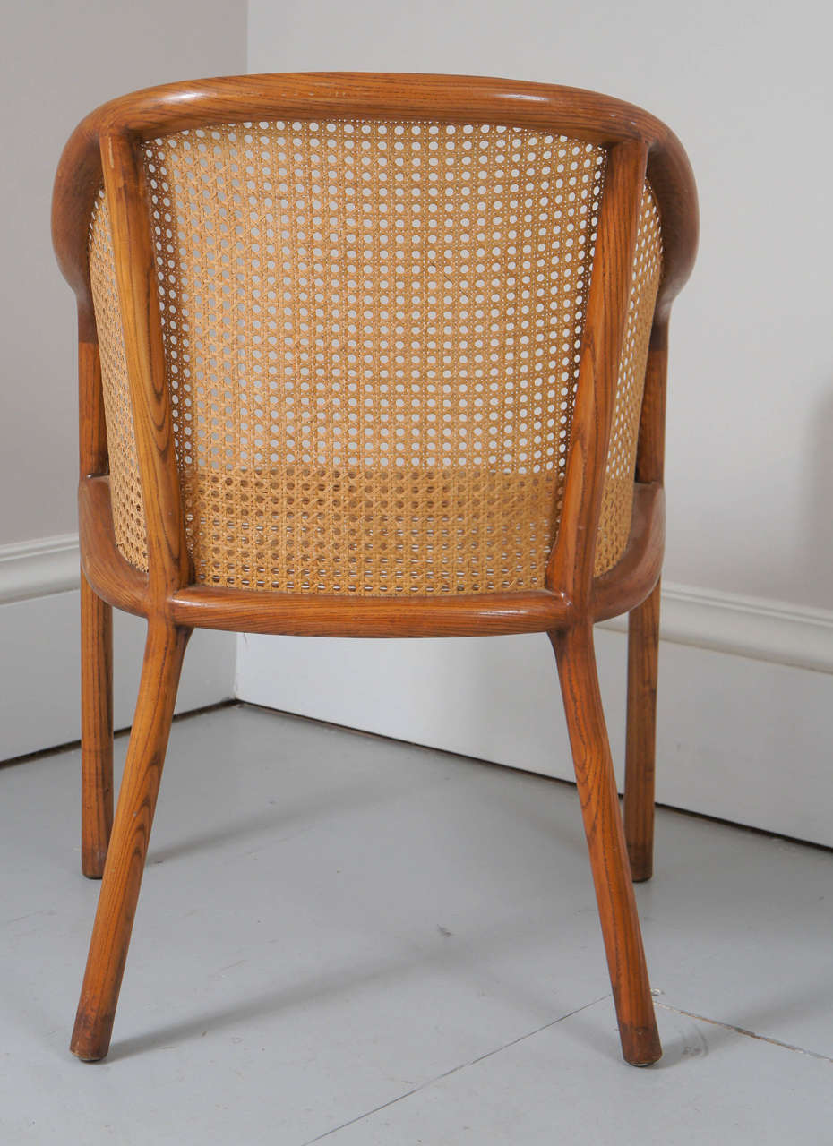 Late 20th Century Four Ward Bennett Caned Chairs
