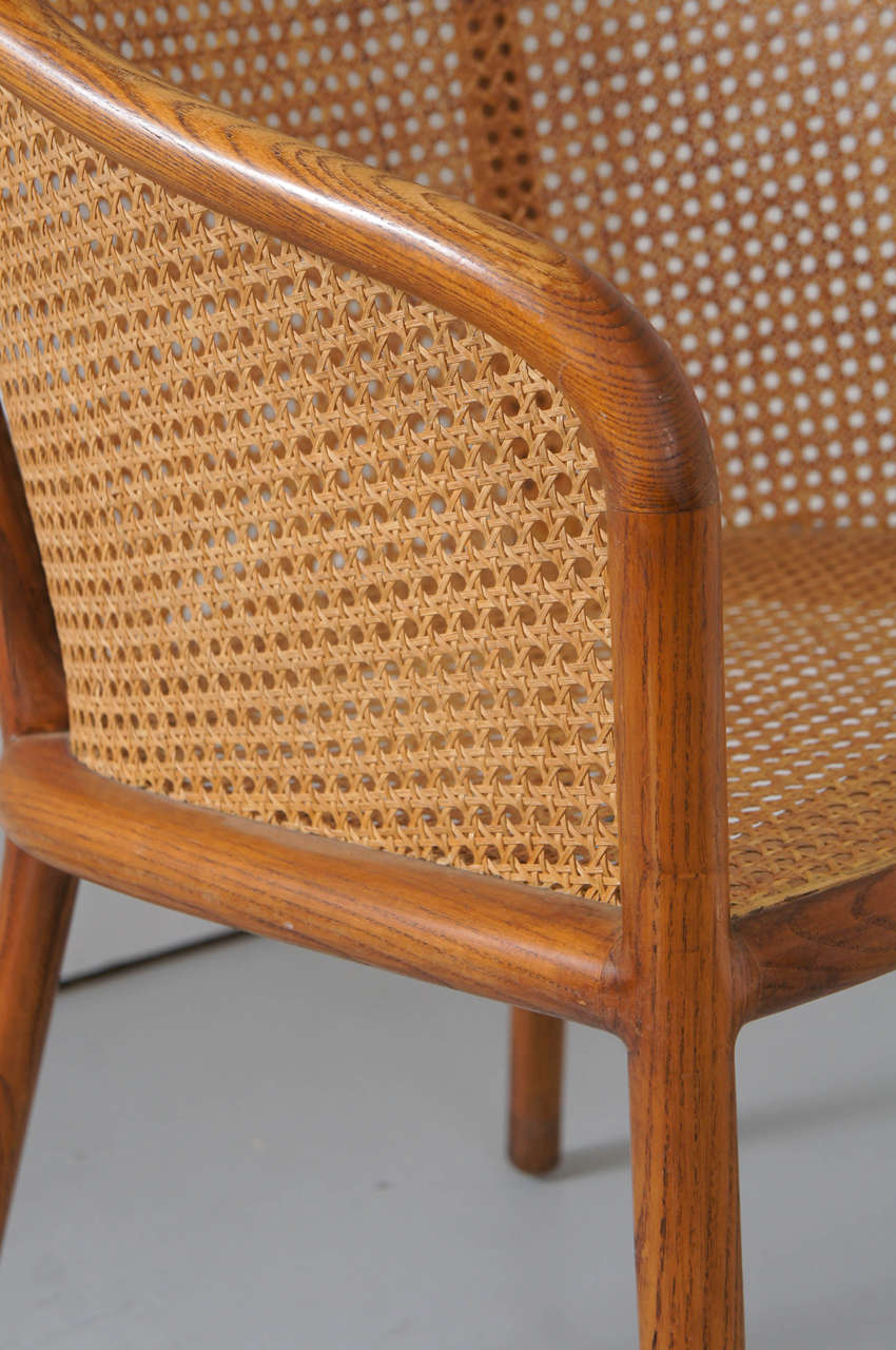 Oak Four Ward Bennett Caned Chairs