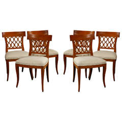 Italian Art Deco Style Chairs
