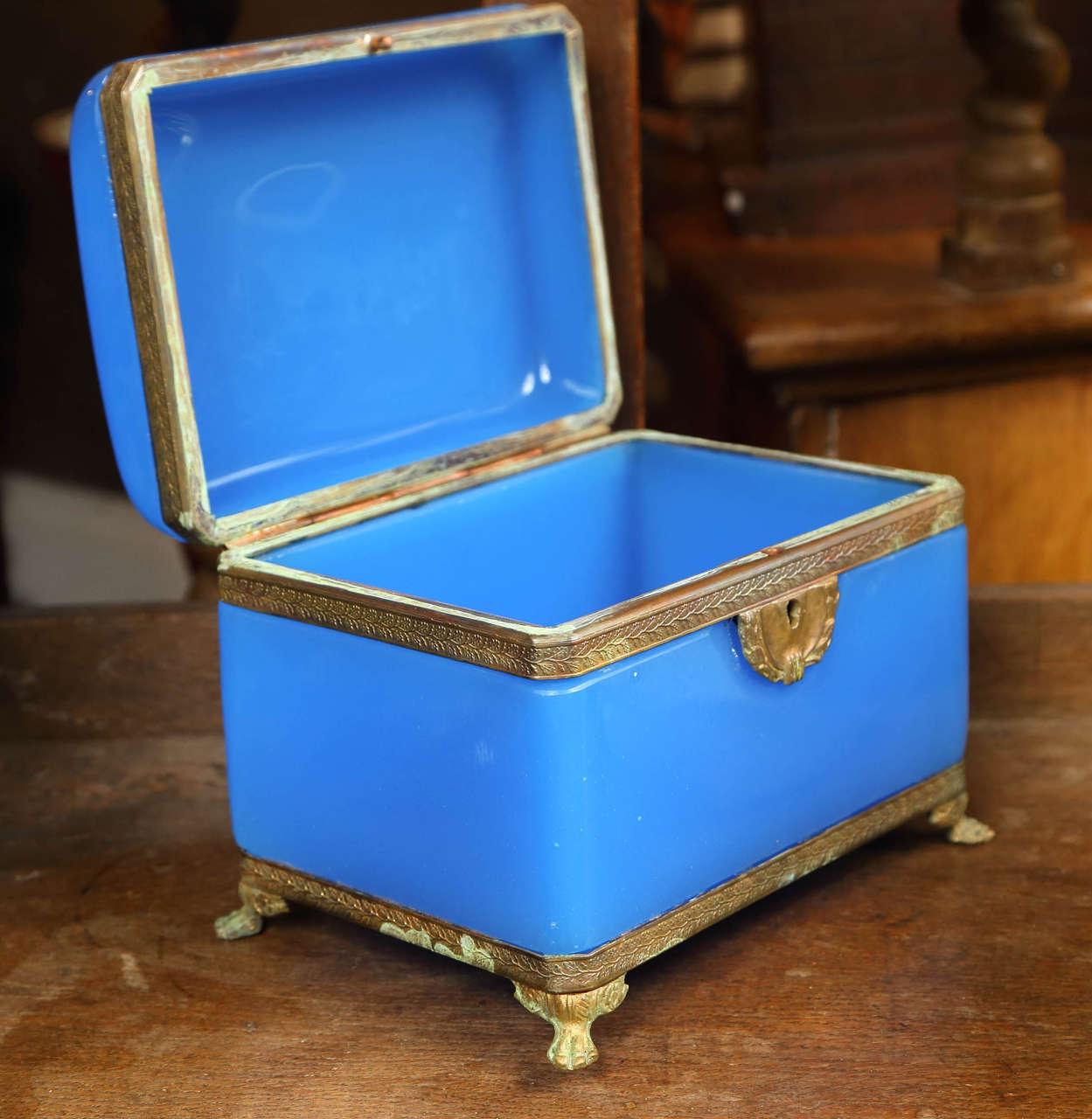 French Opaline Blue Box 1