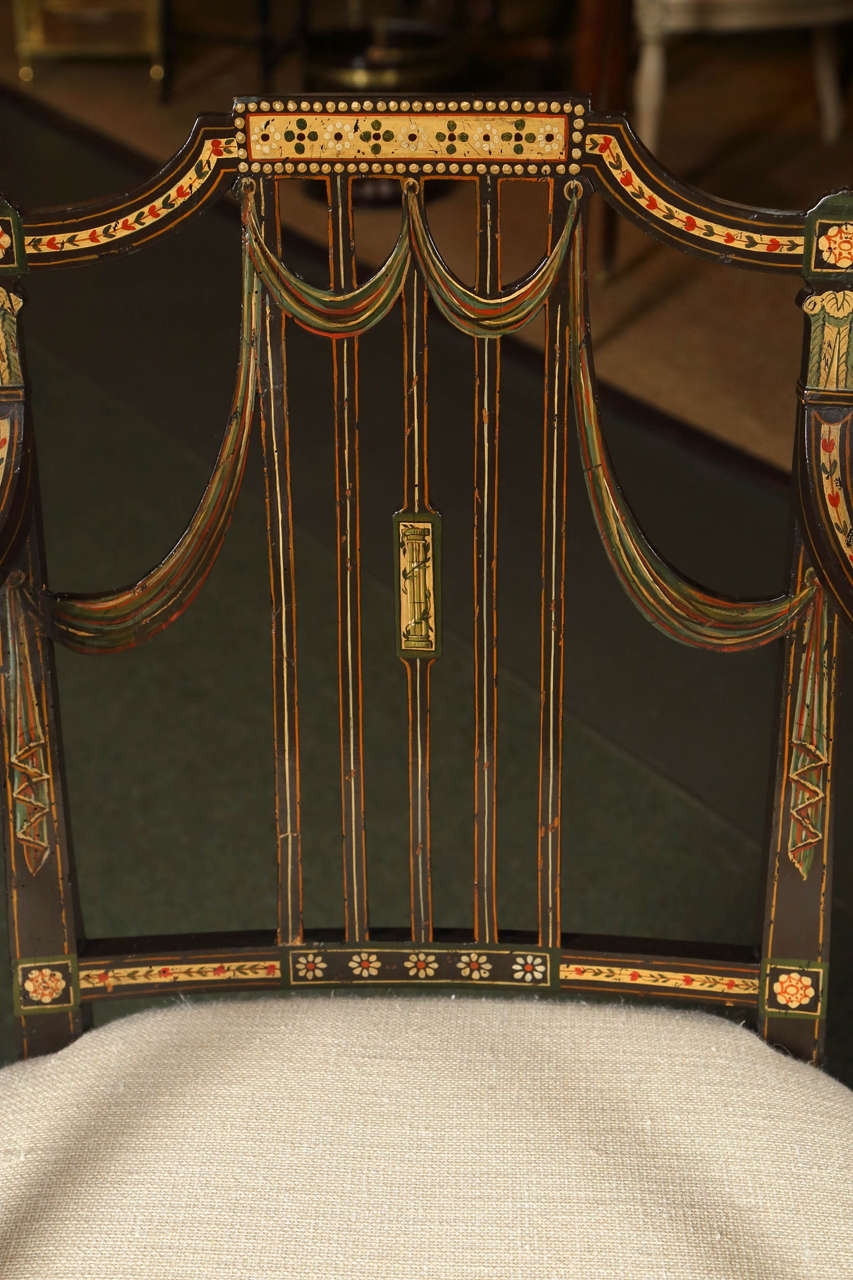 Stunning Pair of George III Armchairs at 1stdibs