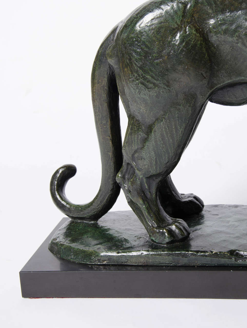 French Bronze Panther by Becquerel For Sale