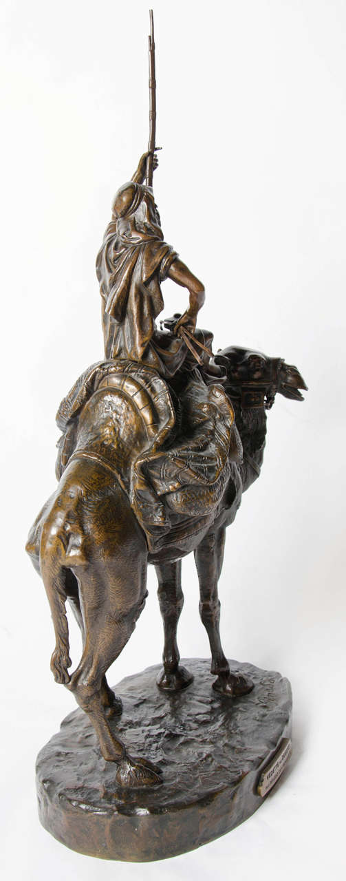 Bronze Camel and Rider by Pinedo For Sale 5