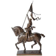 Bronze Joan of Arc by Fremiet