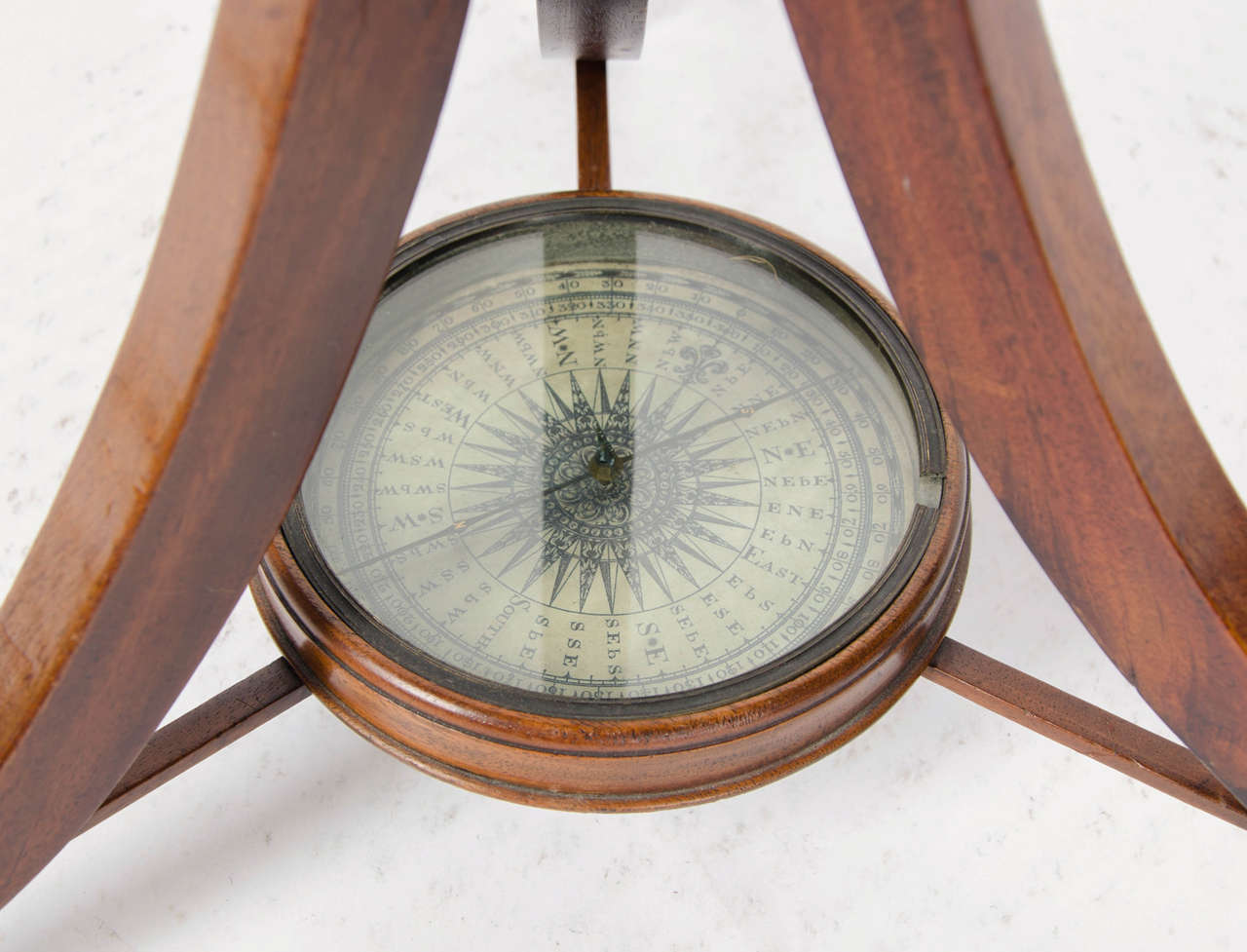 Mahogany Pair of Regency Library Globes